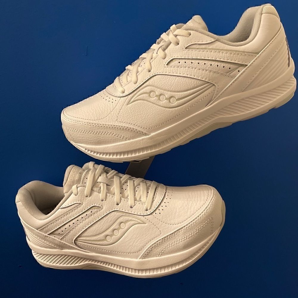 Saucony Womens Ride s50201-1 1 White Running Shoes Sneakers Size 10
